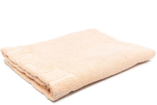 Off-White Bookish bath towel peach orange