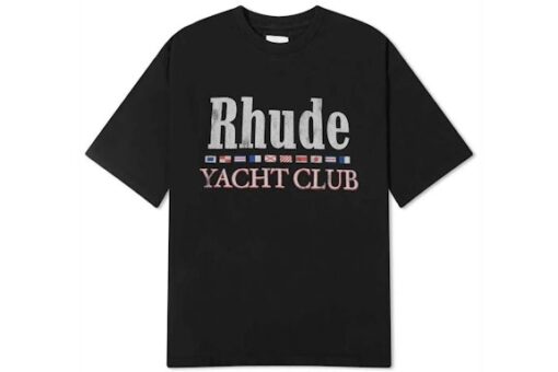 Rhude Flag T-shirt Black