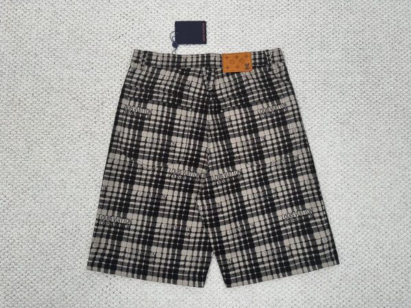 LV Shorts Black Check 2026 | Drip Kickz LV Shorts Black Check - Image 2