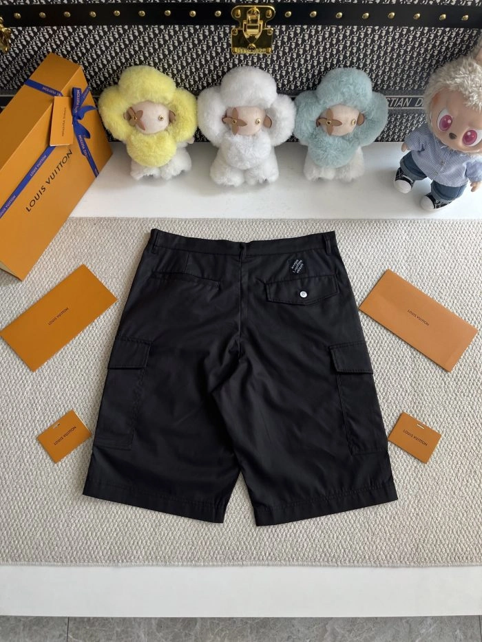 LV Black Cargo Style Shorts 2026 | Drip Kickz LV Black Cargo Style Shorts - Image 2