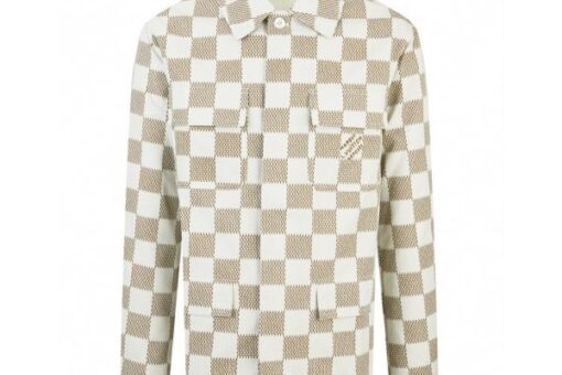 LV Shirt Damier Cotton Overshirt Brite Check
