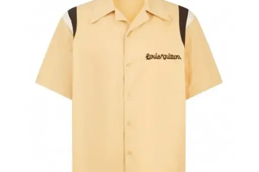 LV Bowling Shirt Beige