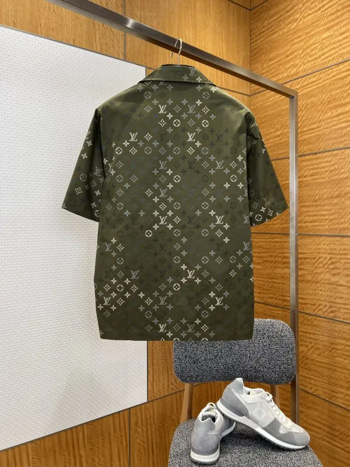 LV Men’s Monogram Surplus Workwear Overshirt Khaki Green 2026 | Drip Kickz LV Men’s Monogram Surplus Workwear Overshirt Khaki Green - Image 2