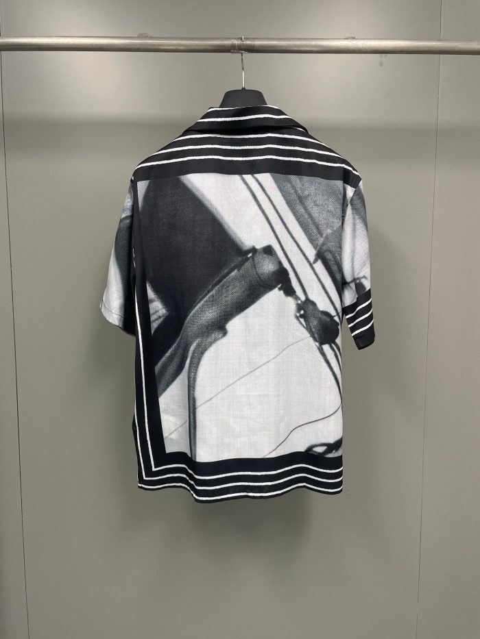 LV Shirt White And Black 2026 | Drip Kickz LV Shirt White And Black - Image 2