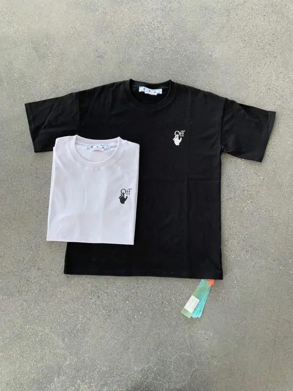 Off-White T-Shirt Black White 2026 | Drip Kickz Off-White T-Shirt Black White - Image 2