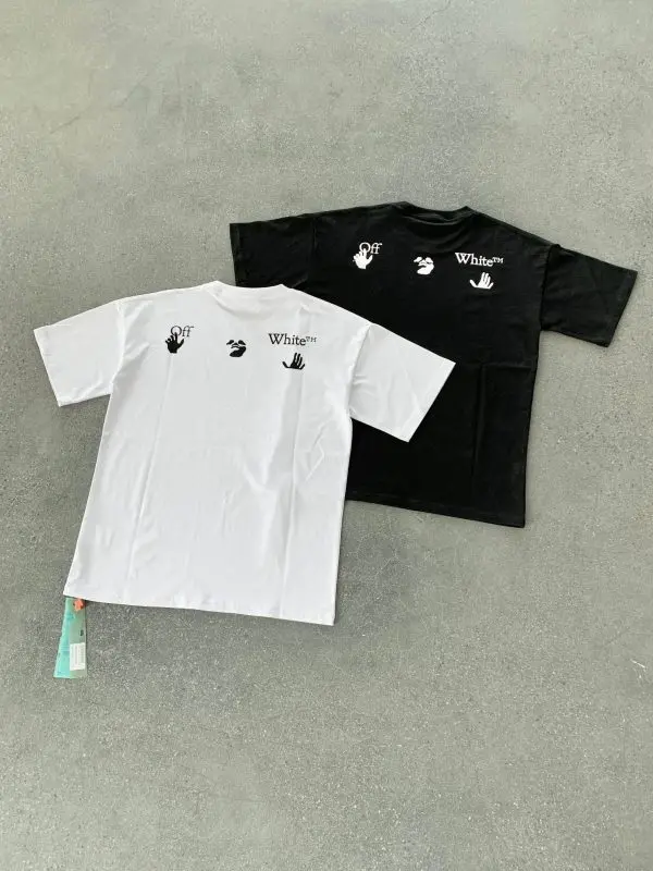 Off-White T-Shirt Black White 2026 | Drip Kickz Off-White T-Shirt Black White