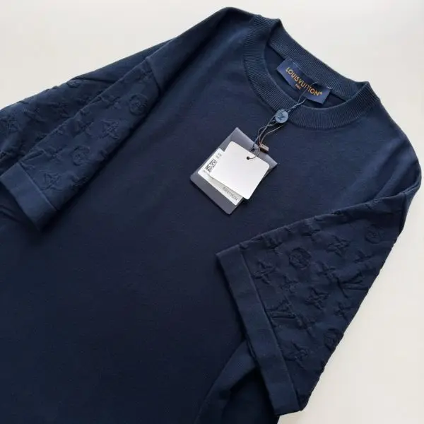 LV T-Shirt Navy Blue 2026 | Drip Kickz LV T-Shirt Navy Blue - Image 2