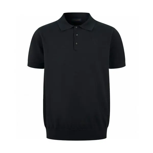 LV Polo T-Shirt Black 2026 | Drip Kickz LV Polo T-Shirt Black
