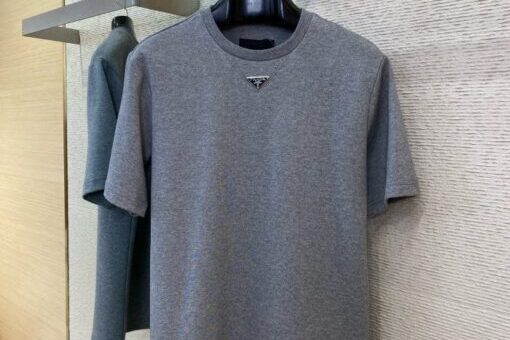 Prada Grey Cotton T-shirt