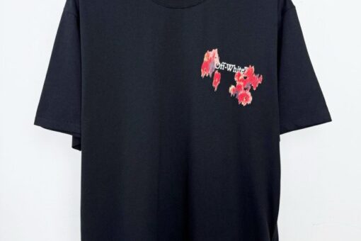 Off-White Arrow-Print T-shirt Black