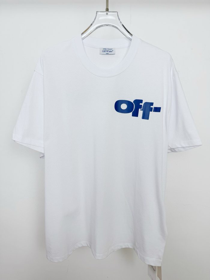 OFF WHITE Split Graphic T Shirt White 2026 | Drip Kickz OFF WHITE Split Graphic T Shirt White