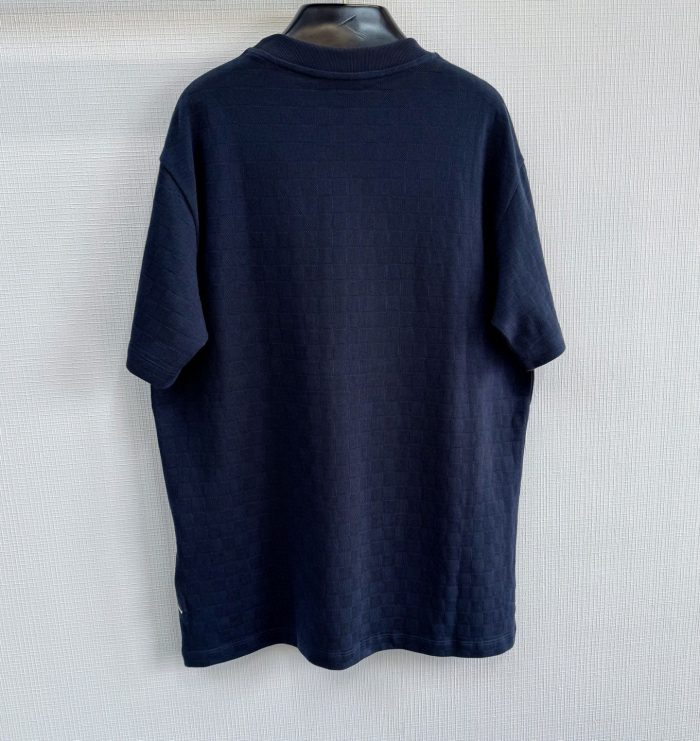 LV Half Damier Pocket T-Shirt Dark Night Blue 2026 | Drip Kickz LV Half Damier Pocket T-Shirt Dark Night Blue - Image 3