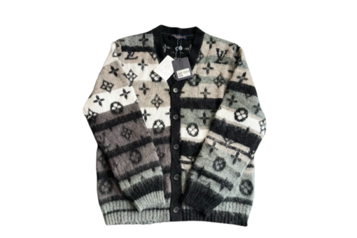 LV Monogram Mohair Cardigan Multicolor