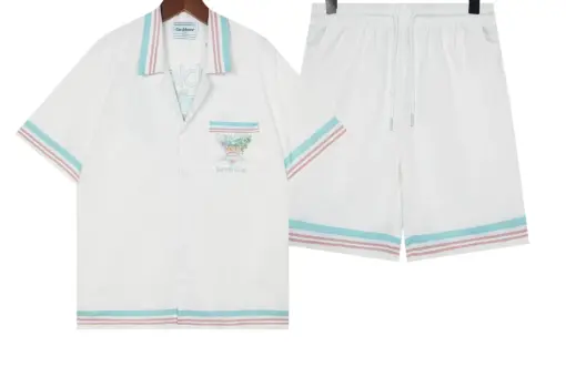 Casablanca Paris Tennis Club Icon Shirt And Short Set