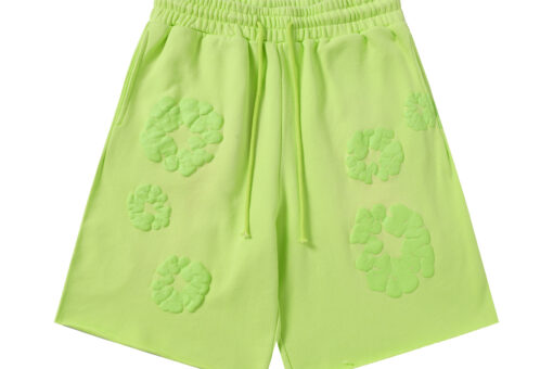 Denim Tears Short Lime Floral Print