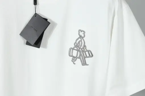 Alternative view of Prada White T-Shirt Represent Cherub Initial