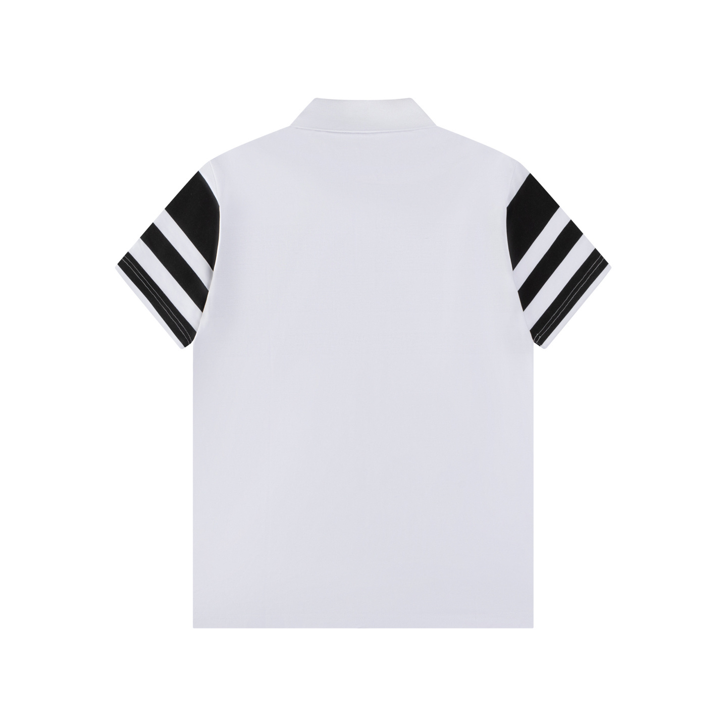 Prada Striped Piqué Polo Shirt Black White 2026 | Drip Kickz Prada Striped Piqué Polo Shirt Black White - Image 2