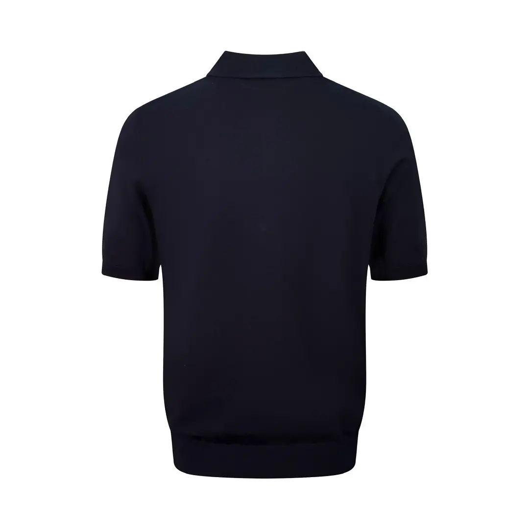 Prada Half-Zip Polo Shirt Superfine Wool Black 2026 | Drip Kickz Prada Half-Zip Polo Shirt Superfine Wool Black - Image 2