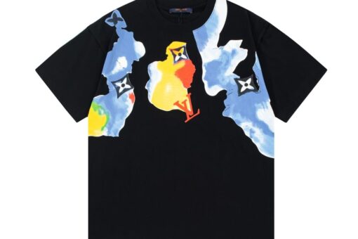 LV T-shirt Multicolor Graphic Print