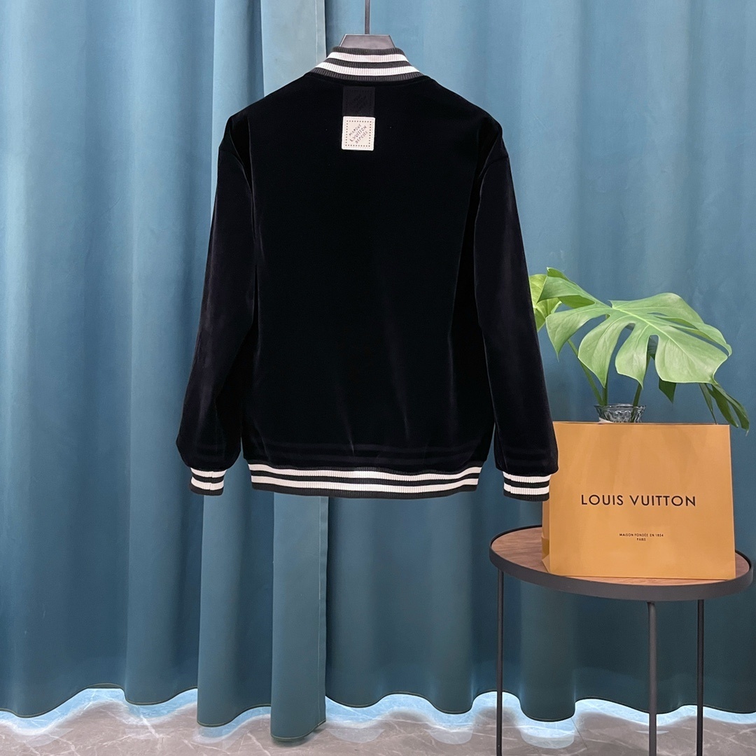 LV Blouson Jacket Black/White 2026 | Drip Kickz LV Blouson Jacket Black/White - Image 2