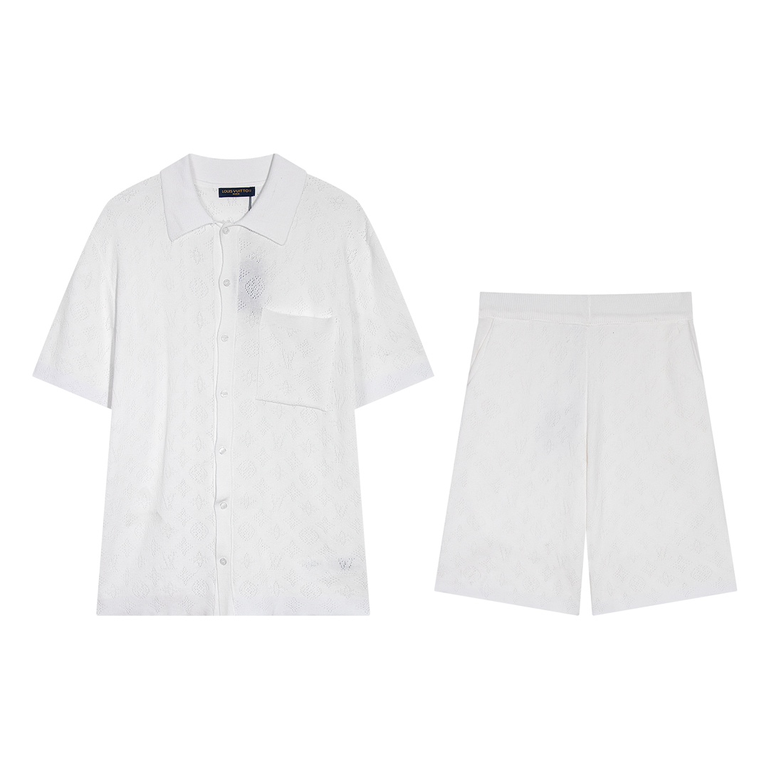 LV Suit White 2026 | Drip Kickz LV Suit White