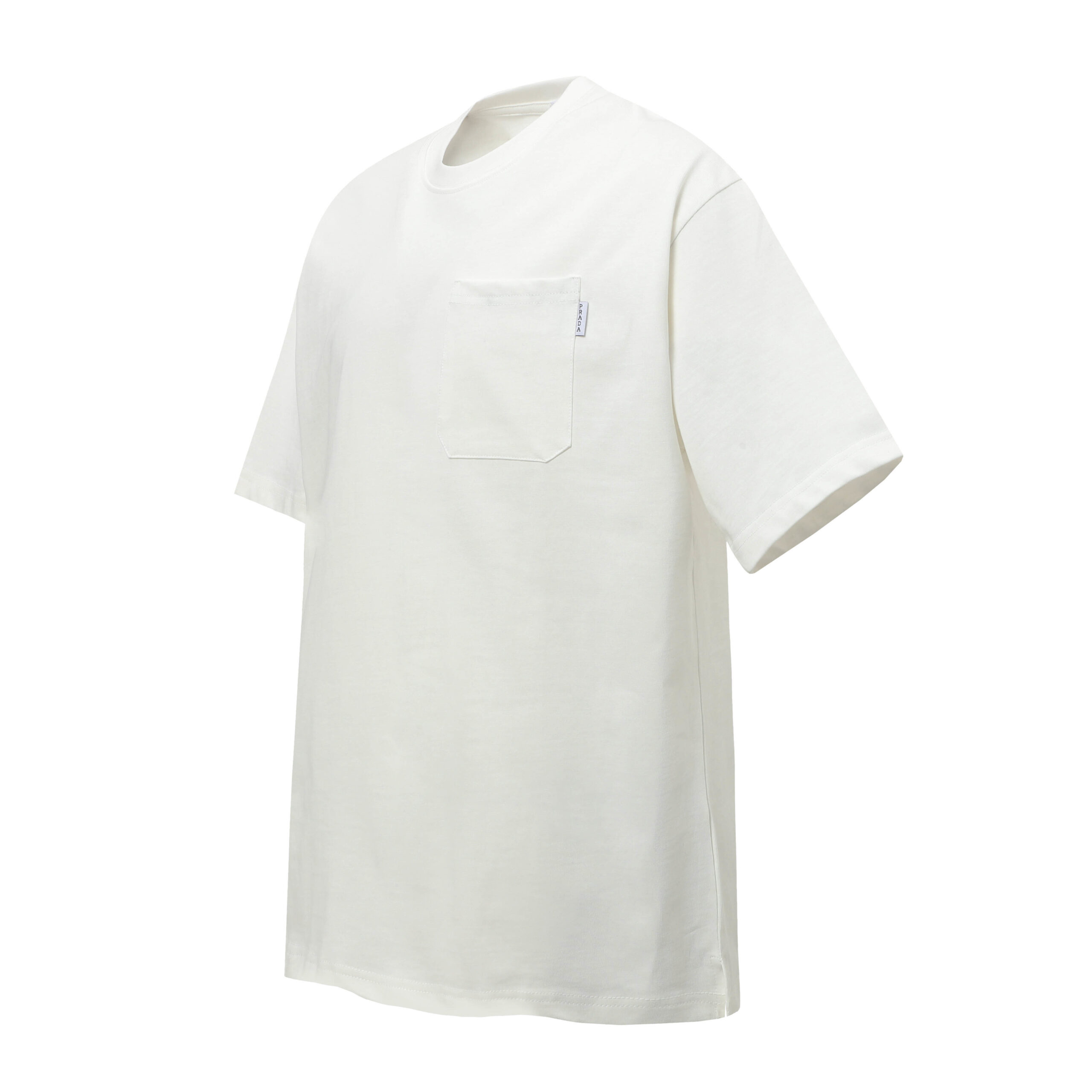 Prada Patch Pocket T-Shirt White 2026 | Drip Kickz Prada Patch Pocket T-Shirt White