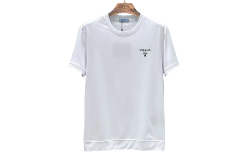 Prada Men’s Round Neck T-Shirt White