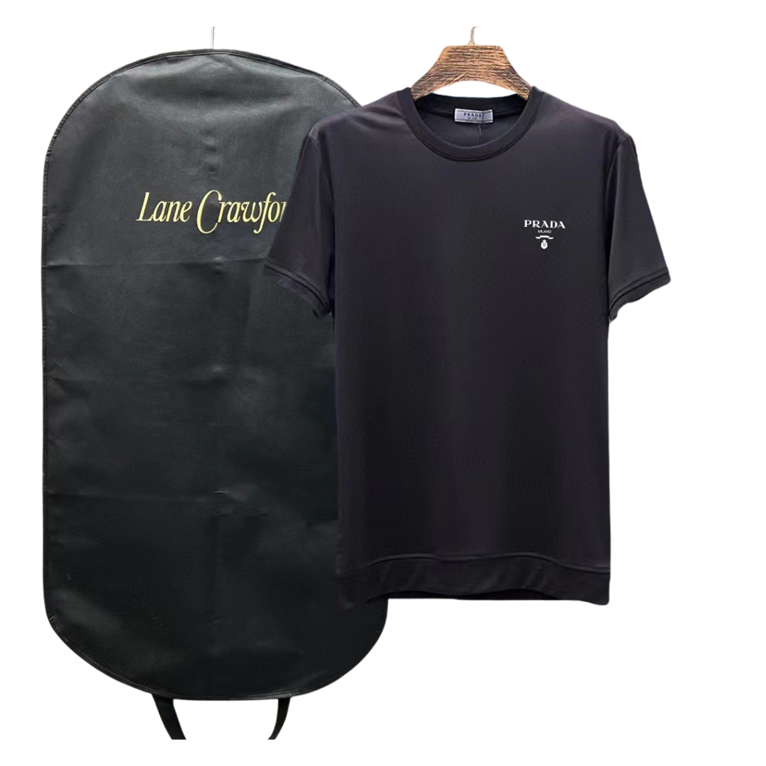 Prada Men’s Round Neck T-Shirt Black 2026 | Drip Kickz Prada Men’s Round Neck T-Shirt Black