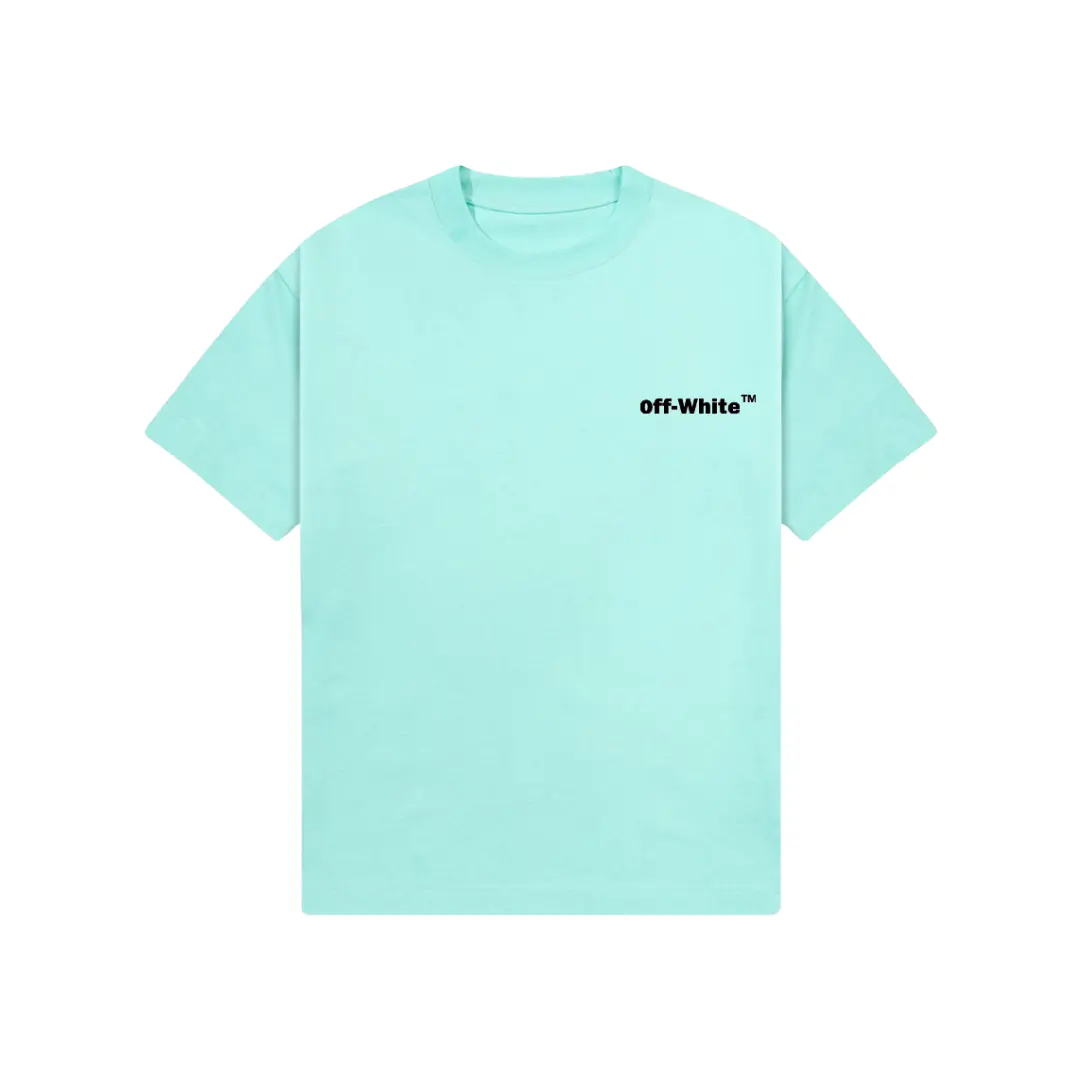 Off-White Arrow Printed Unisex T-Shirt Mint Tint 2026 | Drip Kickz Off-White Arrow Printed Unisex T-Shirt Mint Tint