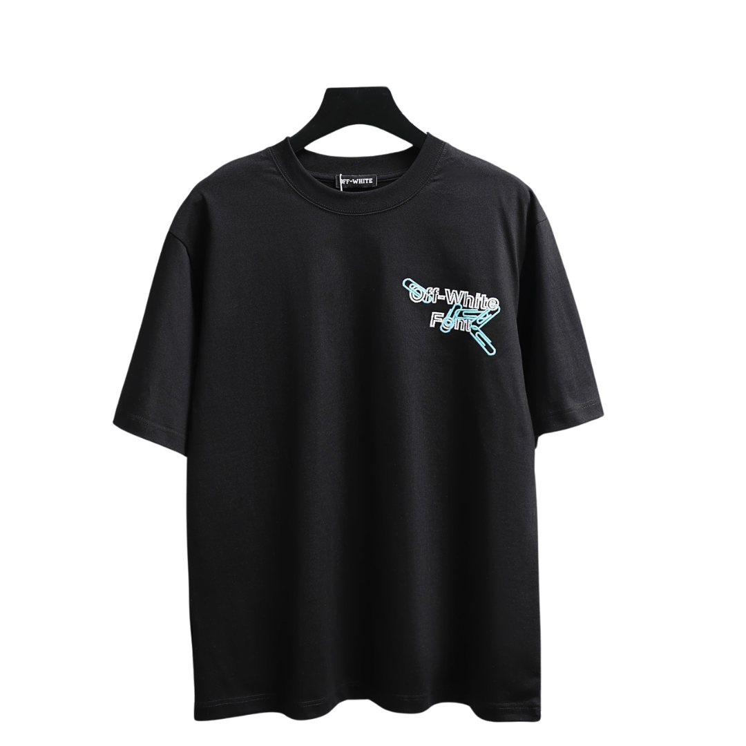 Off-White T-Shirt Signature Arrows Motif Black 2026 | Drip Kickz Off-White T-Shirt Signature Arrows Motif Black