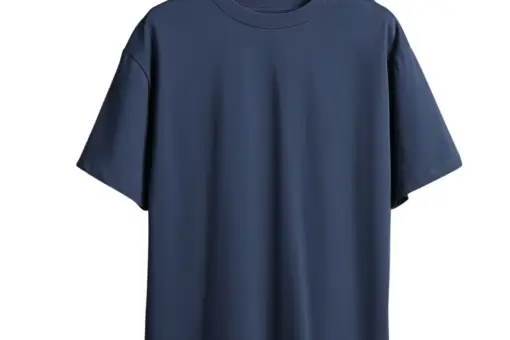 Off-White Unfinished Loose T-Shirt Navy Blue