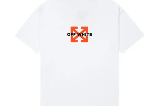 Off-White Single Arrow Slim T-Shirt Minimal Arrow Logo White