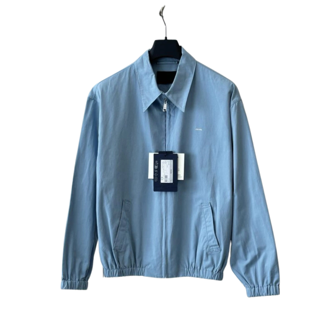 Prada Light Blue Prada Blouson Jacket 2026 | Drip Kickz Prada Light Blue Prada Blouson Jacket