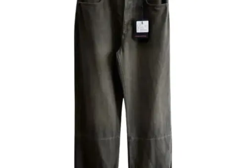 LV Waxed Denim Pants Signature Turn Ups