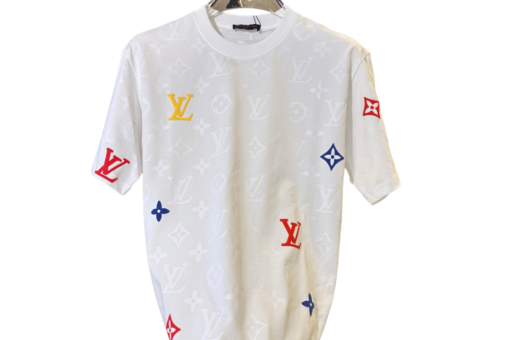 LV T-Shirt Subtle Monogram Pattern White