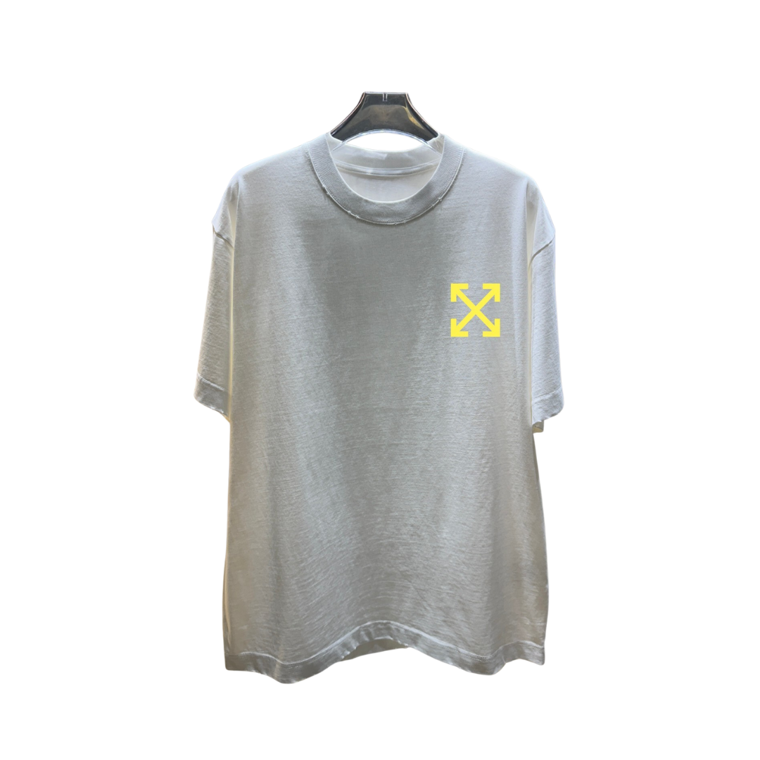 Off-White Caravaggio Printed T-Shirt Yellow Tape-Style 2026 | Drip Kickz Off-White Caravaggio Printed T-Shirt Yellow Tape-Style
