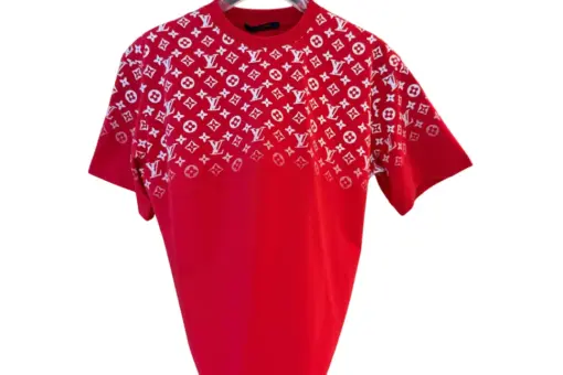 LV T-Shirt Embroidered Sweatshirt Red