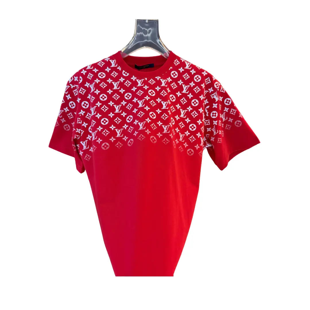 LV T-Shirt Embroidered Sweatshirt Red 2026 | Drip Kickz LV T-Shirt Embroidered Sweatshirt Red