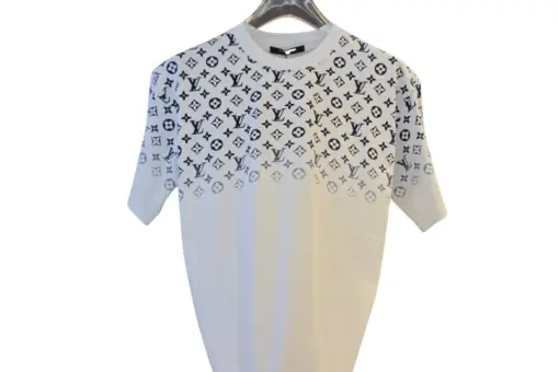 LV Gradient T-Shirt White Cotton Jersey