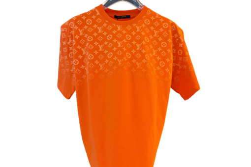 LV Gradient T-Shirt Orange Cotton Jersey