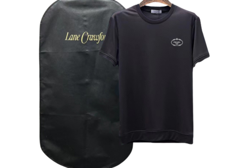 Prada T-Shirt Crew Neck And Short Sleeves Black
