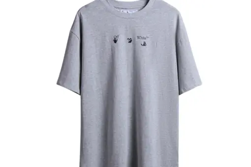 Off-White Virgil Abloh 21SS Dissolving Arrow Print T-Shirt Grey