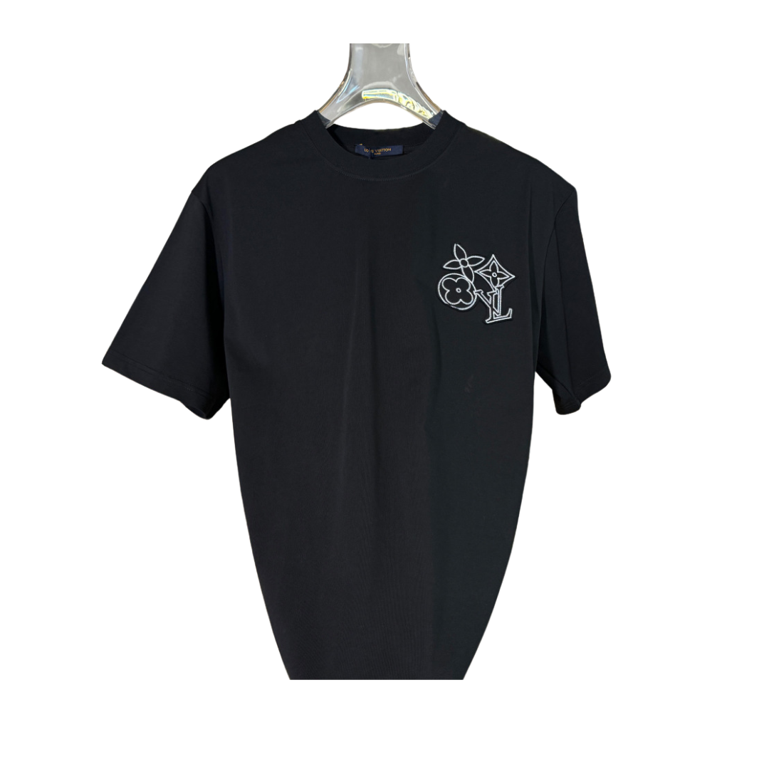LV Men’s Black T-Shirt Cursive Signature 2026 | Drip Kickz LV Men’s Black T-Shirt Cursive Signature
