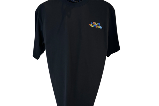 LV Graphic T-Shirt Colorful Monogram Black