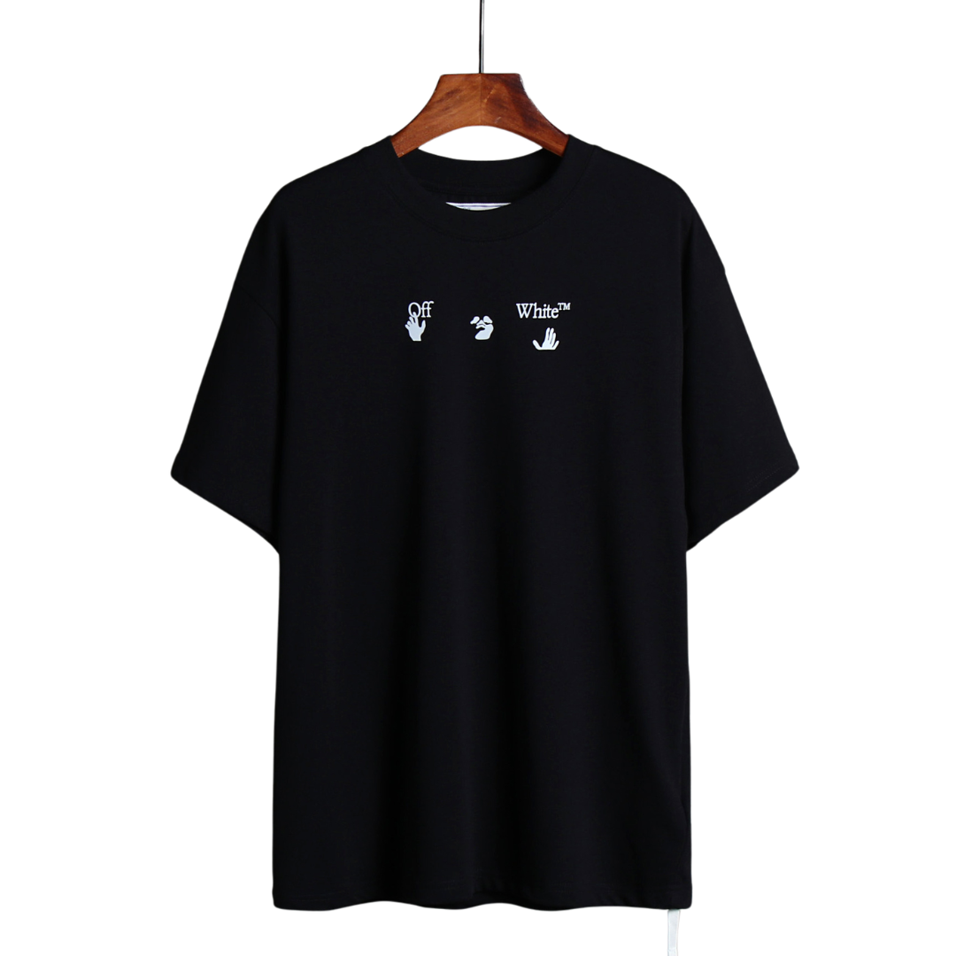 Off-White Melt Gradient Painting Arrow Print T-Shirt Black 2026 | Drip Kickz Off-White Melt Gradient Painting Arrow Print T-Shirt Black