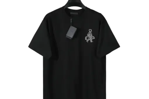 Prada Cotton Jersey T-Shirt Black