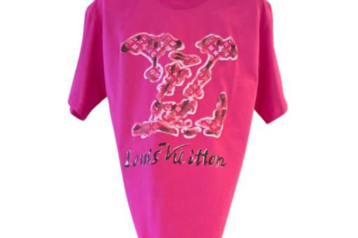 LV Short-Sleeve T-Shirt Floral Monogram Graphic