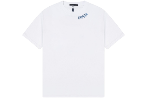 Prada Cotton T-Shirt For Men White