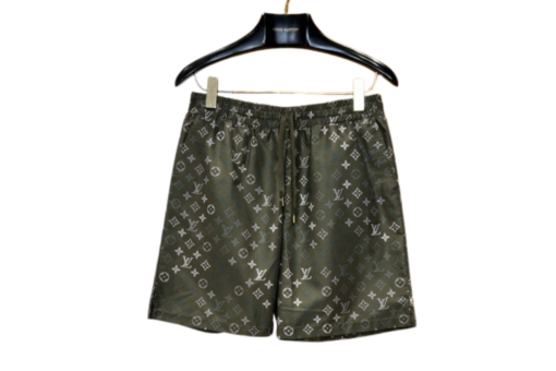 LV Monogram Green Swim Shorts