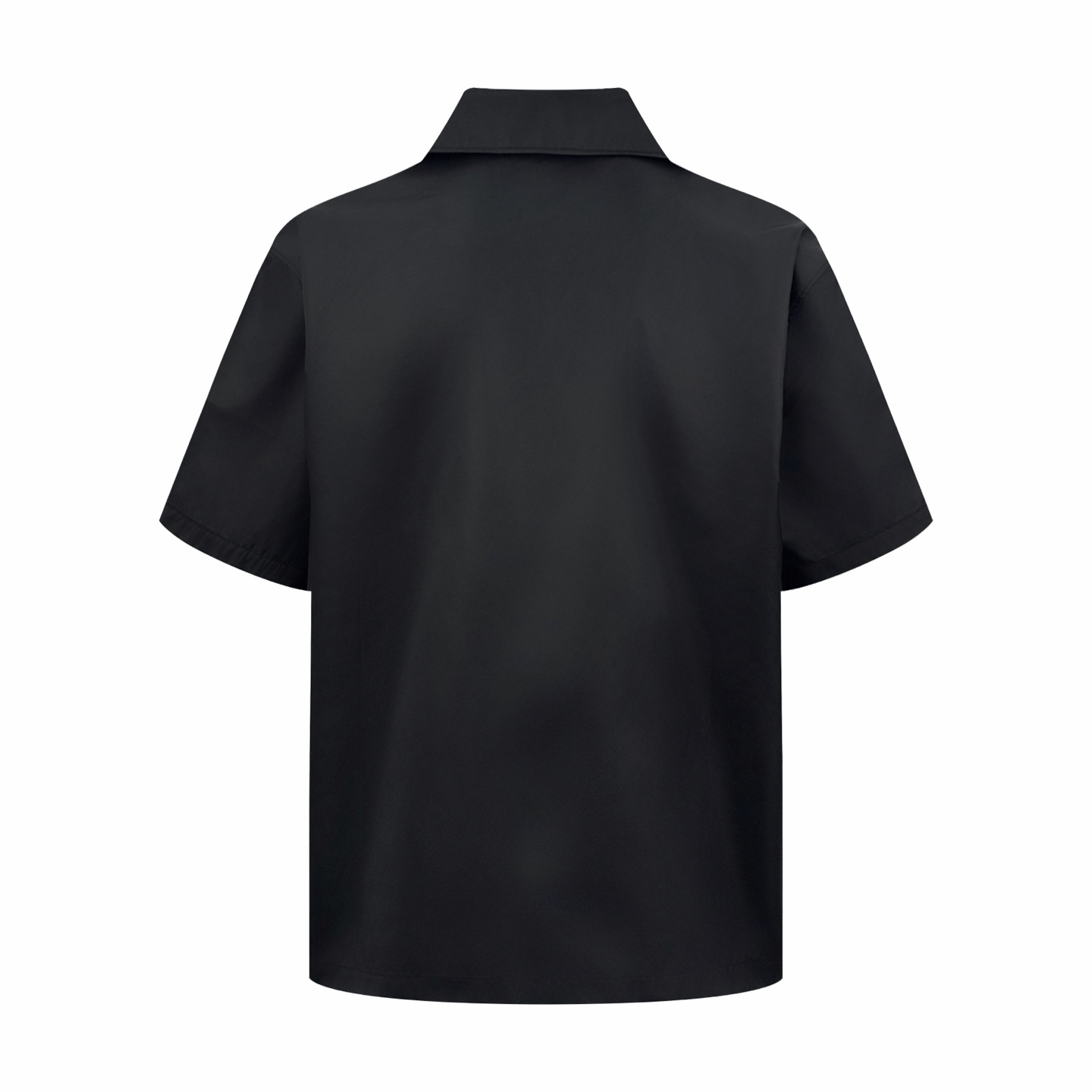 Prada Soft Cotton Terry Fabric Short-Sleeved Bowling Shirt Black 2026 | Drip Kickz Prada Soft Cotton Terry Fabric Short-Sleeved Bowling Shirt Black - Image 2